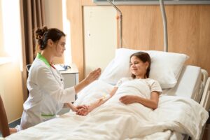 Doutora com uma paciente